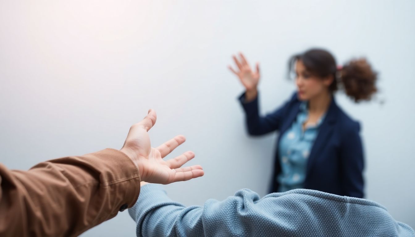 A person reaching out to a mental health professional, symbolizing seeking help when needed.