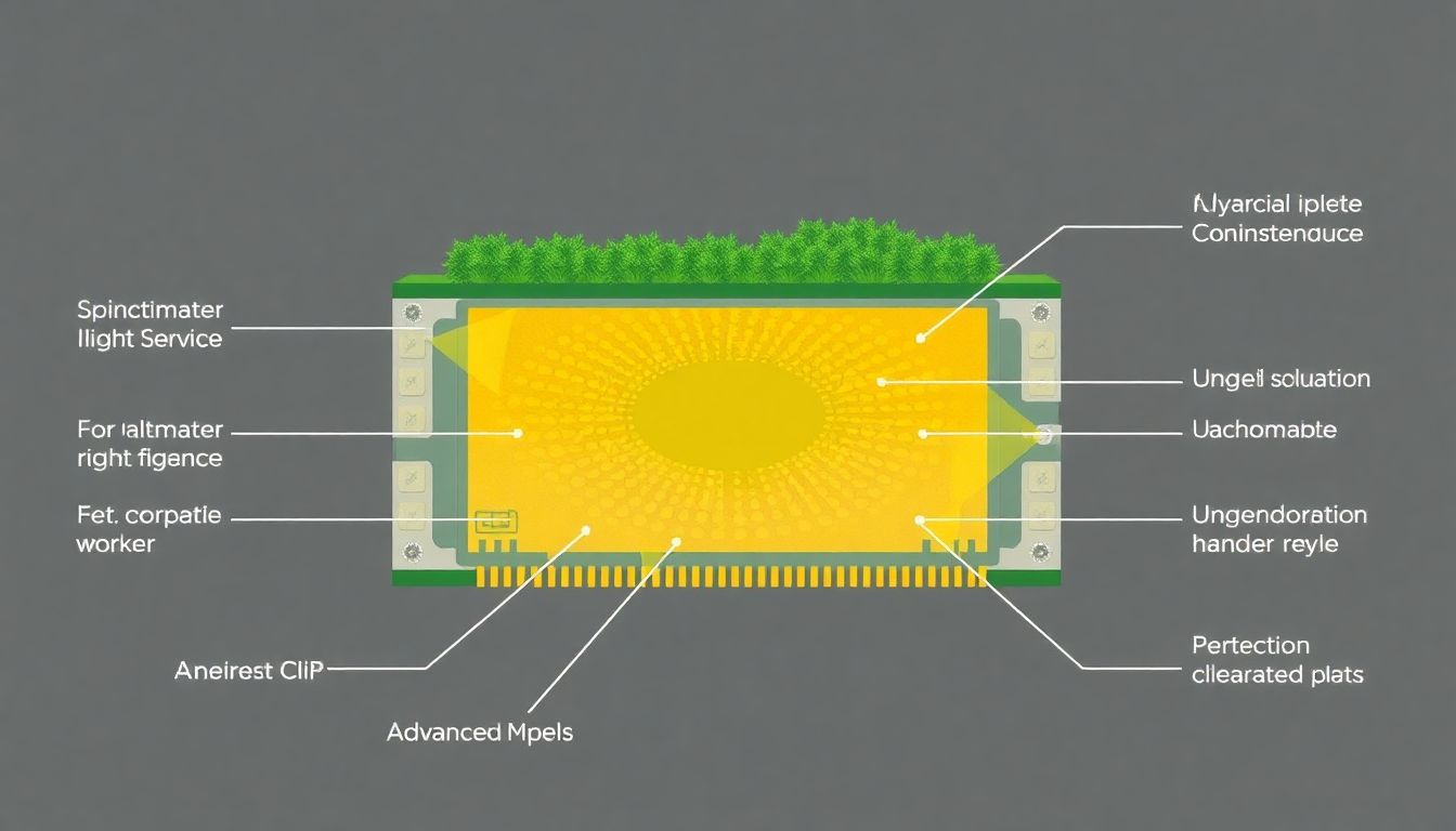 A cross-section illustration of a Clearwater Forest chip, highlighting its advanced features