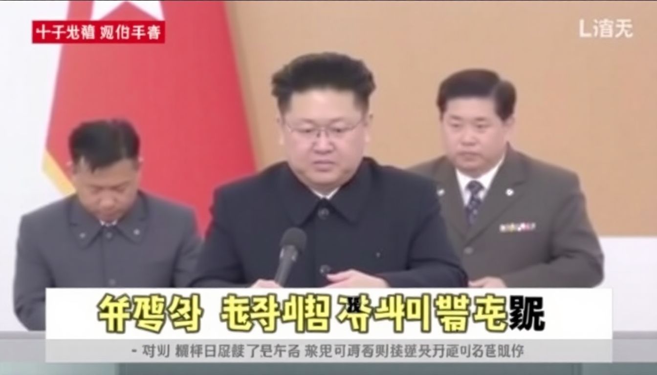 A screenshot of a North Korean state media report, with a focus on the headline criticizing Yoon Suk Yeol's regime.