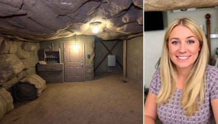 A woman in Oklahoma shares her underground bunker on TikTok, sparking conversation about preparedness and survival in the face of natural disasters and global calamities.