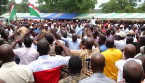 A chaotic scene at the Jamhuri Day event in Migori County, with rival political groups clashing, disrupting President William Ruto's speech, and leaving police struggling to restore order.