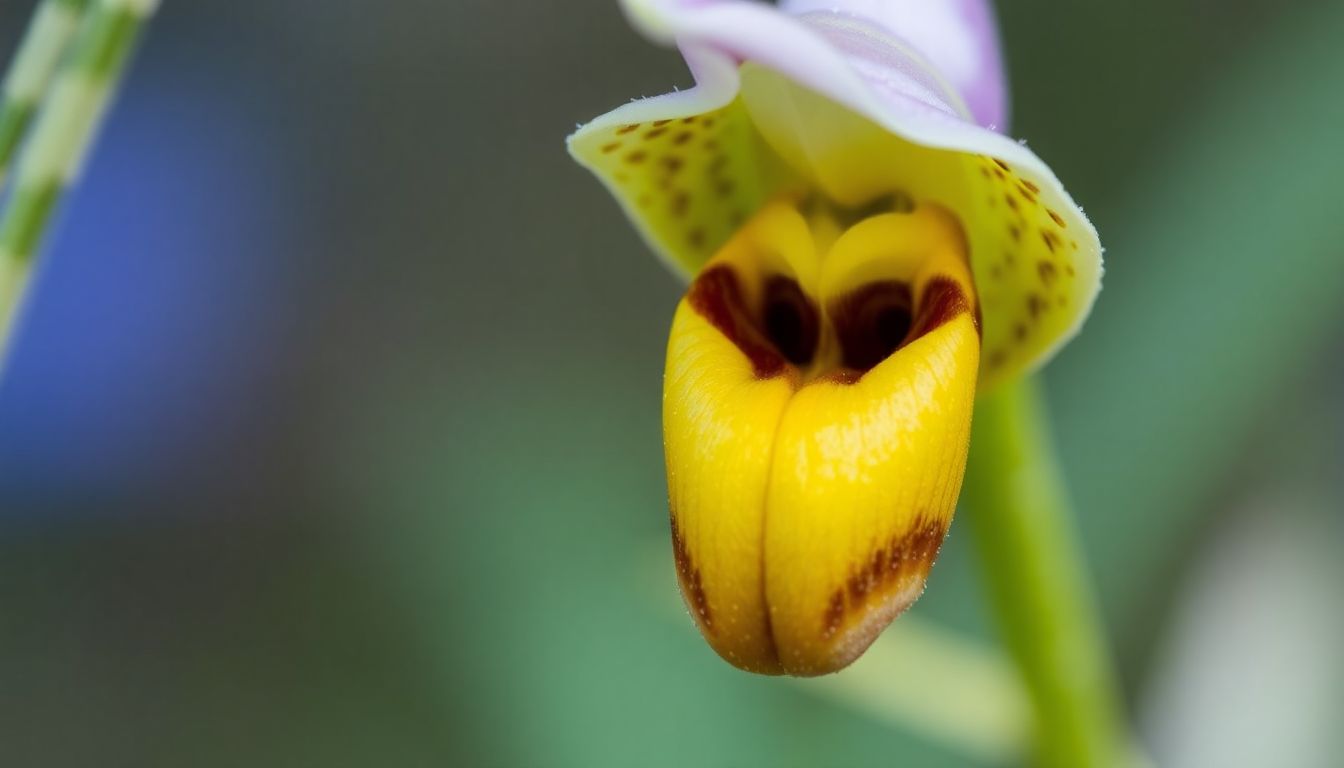 A close-up of the rare bee orchid, one of the species potentially affected by the incident.