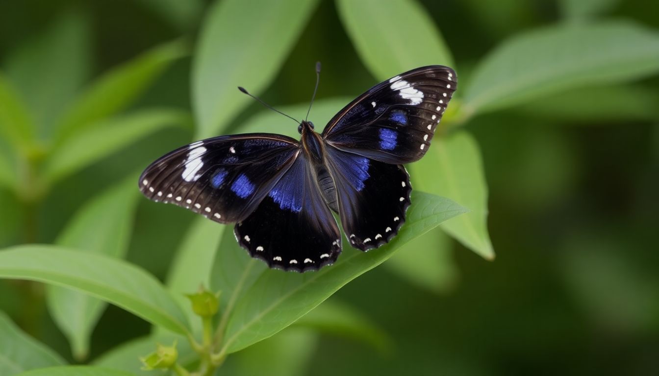 A photograph of a purple emperor butterfly, one of the species that could be affected by the incident.