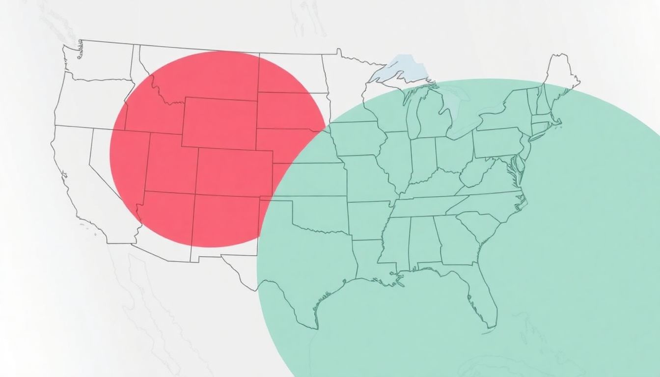 A map of the United States with New York highlighted, showing the potential ripple effects of the new law.