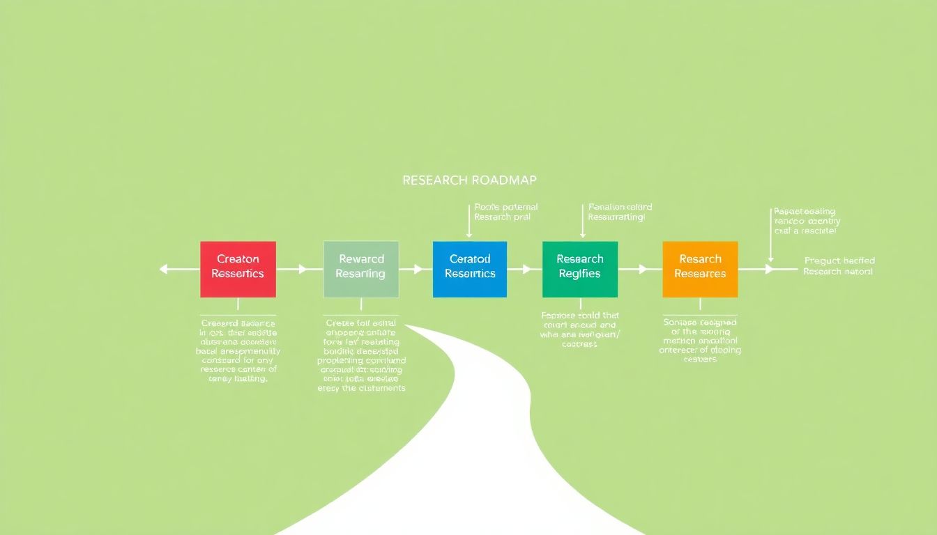 Create a conceptual illustration of a research roadmap, with the ESPAC4 trial as a starting point and branches leading to potential future research areas.