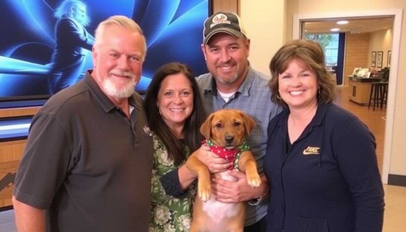 Show Randal McCloy, Jr., reunited with his family after his rescue.