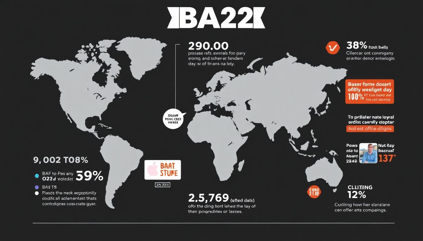 Design an infographic showcasing BAF's key achievements during the 2024 election, including their financial contributions and major ad campaigns.